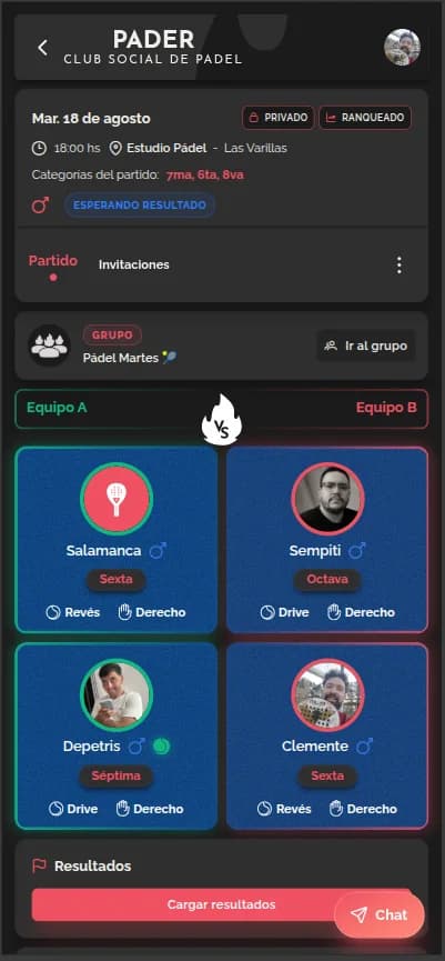 PADER · partido armado